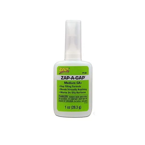 Zap Adhesive Zap-A-Gap Ca+ 1oz (Green) Pacer  1173006