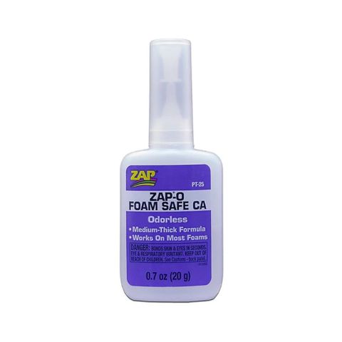 Zap Adhesive Zap-O 20 gram Foam Safe CAPacer  11730055