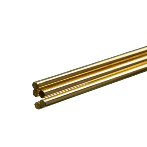 KS Metals Rod Brass 5/32X36 5 Pcs In Outer