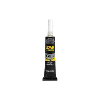 Zap Adhesive 28.3 Grams (1 oz ) Zap GelCA no drip suck-back tube