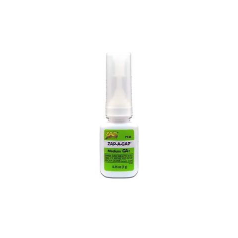 Zap Adhesive Zap-A-Gap Ca+1/4oz (Green)Pacer  11730011