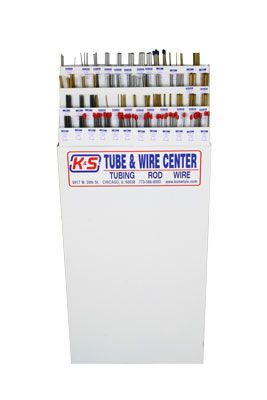 KS Metals K & S Tube & Wire Display 362 Ctns