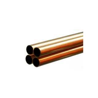 KS Metals Round Tube 1/2X36 4 Pcs In Outer Brass  *