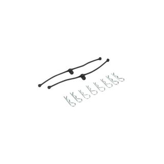 Dubro Body Klip Retainers 2Pcs Black