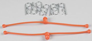 Dubro Body Klip Retainers 2Pcs Orange