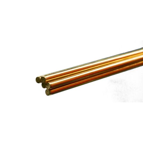 KS Metals Rod Brass 3/16X36 5 Pcs In Outer