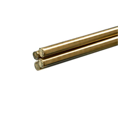 KS Metals Rod Brass 1/4X36 4 Pcs In Outer *