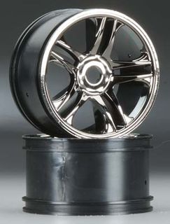 Traxxas Wheels Ss Rear ( Blk Chrome )