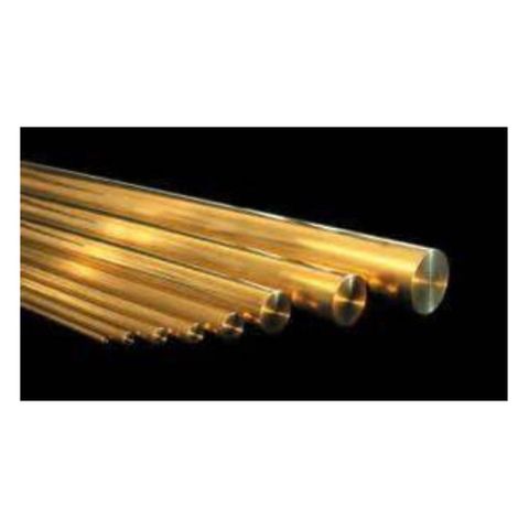 KS Metals Round Brass Rod 2Mm Di X300Mm4Pcs