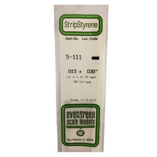 Evergreen Styrene Strips .015 X .030 In-10