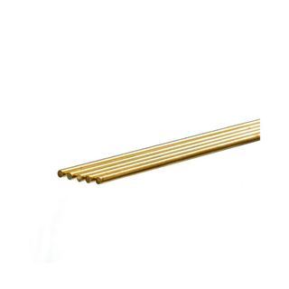 KS Metals Brass Rod 1Mtr 3.5Mm 5Pcs