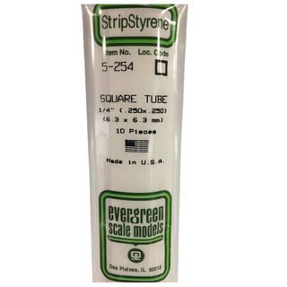 Evergreen Plastic Quart. Rnd .100 .(2.5Mm) (3)