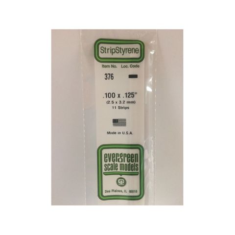 Evergreen Styr Strips .100X.125X24(11)*