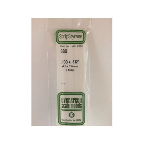 Evergreen Styr Strips .100X.312X24(7)