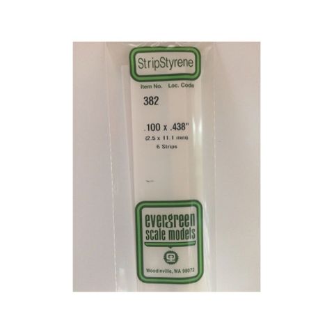 Evergreen Styr Strips .100X.438X24(6) *
