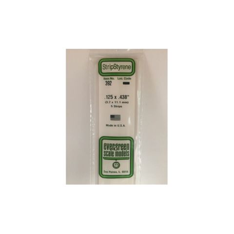 Evergreen Styr Strips .125X.438X24(5) *