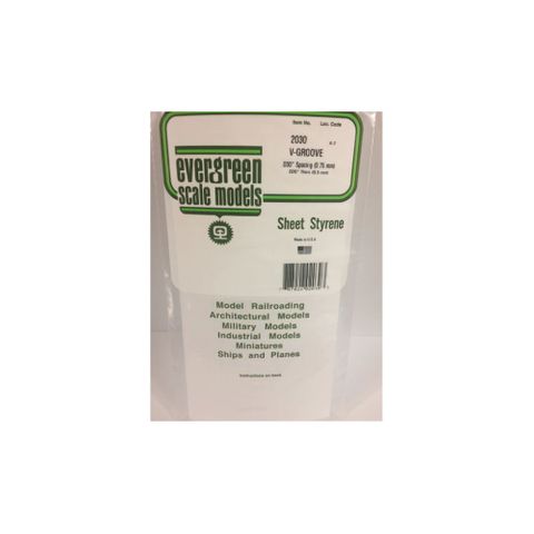 Evergreen Styr V-Groove Siding .030 In Sp