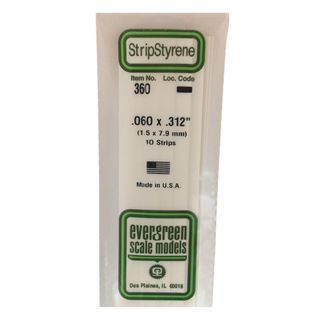 Evergreen Styr Strips .060X.312X24(10)