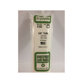 Evergreen Styr Tube 3/8(.375) (10) *