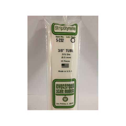 Evergreen Styr Tube 3/8(.375) (10) *