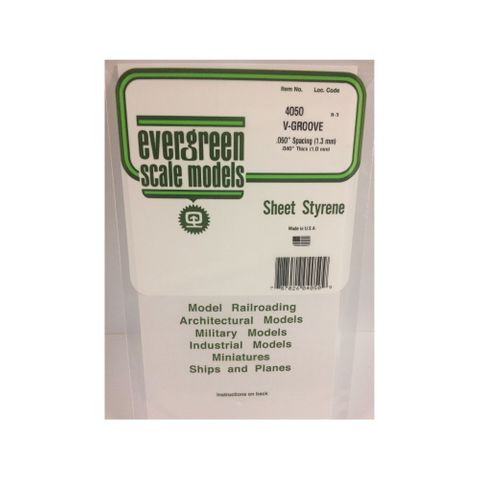 Evergreen Styr V-Groove Siding .050 Sp