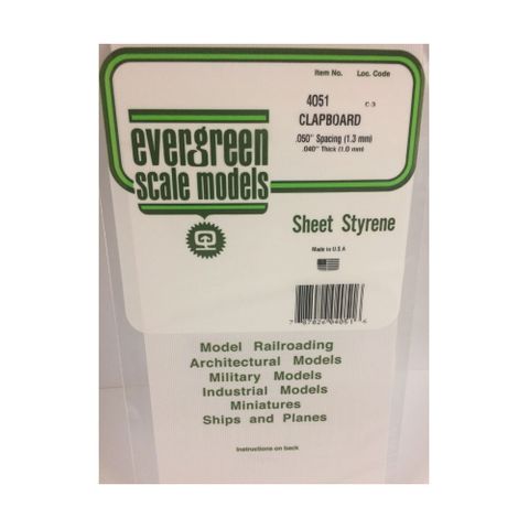 Evergreen Styr Clapboard Siding.050 Sp