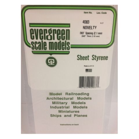 Evergreen Styr Novelty Siding.083 Sp
