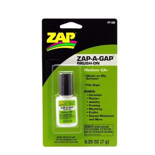 Zap Adhesive Ca 1/4Oz Brush On Pacer