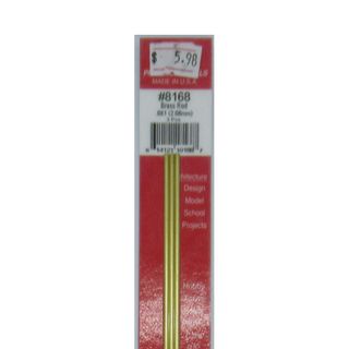 KS Metals 12 Brass Rod .081 3Pc