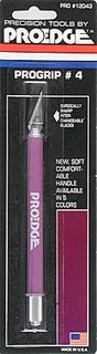 Proedge #4 Purple Progrip Knife W-Cap