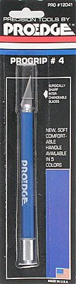 Proedge #4 Blue Progrip Knife W-Cap