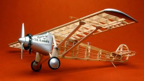 Guillows Spirit Of St. Louis 876mm WS Detailed Balsa Model Kit