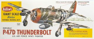 Guillows Republic P-47D Thunderbolt 1:16, Balsa Model Kit 768mm WS