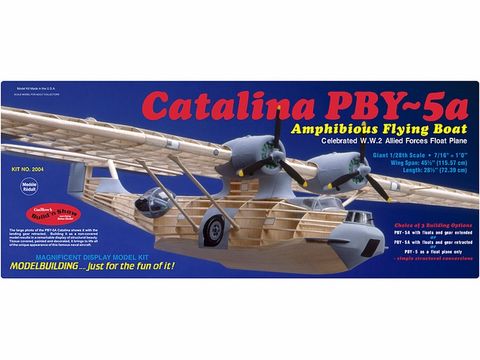 Guillows PBY-5a Catalina 1:28 Scale Balsa Model Kit, 1155mm WS