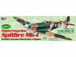 Guillows Supermarine Spitfire Laser CutModel Kit, 419mm WS