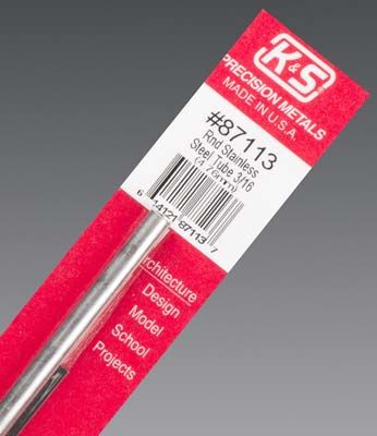 KS Metals 12 Stainless Steel Tube 3/161Pc