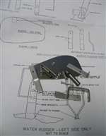 Balsa Usa Water Rudder Kit 1/4 Scale Edo Floats *