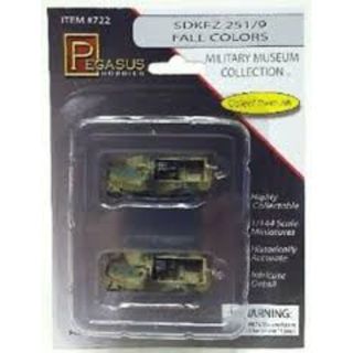 Pegasus 1/144 1/2 Track German Fall Col. 2Pcs