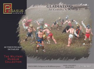 Pegasus Gladiators 36Pc Set 1:72