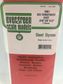 Evergreen Styr Sheets 6X12 Red .010 (2)