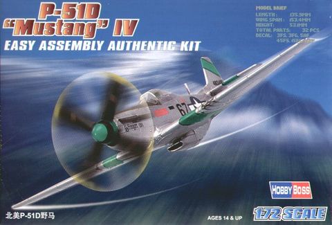 Hobbyboss 1:72 P-51D Mustang