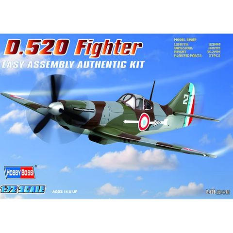 Hobbyboss 1:72 French D.520 Fight