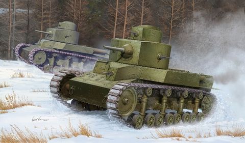 Hobbyboss 1:35 Soviet T-24 Medium Tank