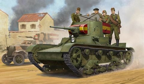 Hobbyboss 1:35 Soviet T-26 Light Infantry Tank Mod. 1935