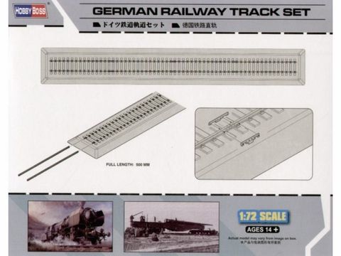 Hobbyboss 1:72 German Railway Track Set