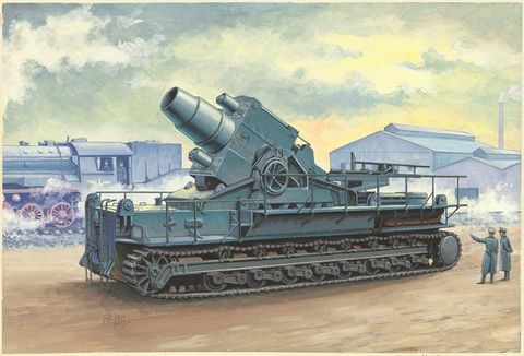 Hobbyboss 1:72 Morser Karl- Geraet 040