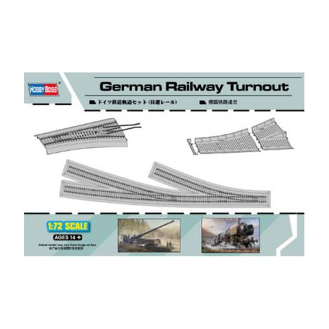 Hobbyboss 1:72 German Railway Turnout