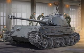 Hobbyboss 1:35 German Vk4502 (P) Hintern