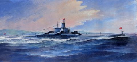 Hobbyboss 1:350 Pla Navy Type 033 WuhanSubmarine