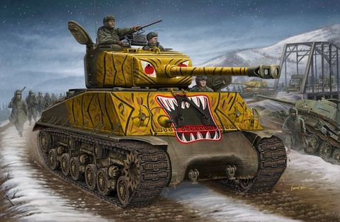 Hobbyboss 1:48 U.S M4A3E8 Tank